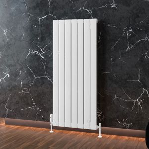 Eastbrook Addington Type 10 Gloss White Aluminium Designer Radiator 1200 x 514mm