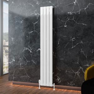 Eastbrook Addington Type 10 Gloss White Aluminium Designer Radiator 1800 x 292mm