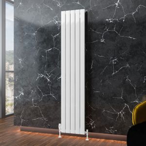 Eastbrook Addington Type 10 Gloss White Aluminium Designer Radiator 1800 x 366mm