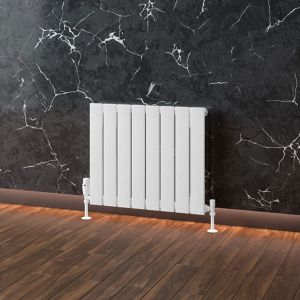 Eastbrook Addington Type 10 Gloss White Aluminium Designer Radiator 500 x 588mm