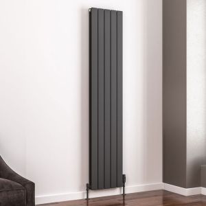 Eastbrook Addington Type 20 Matt Anthracite Steel Designer Radiator 1800 x 366mm