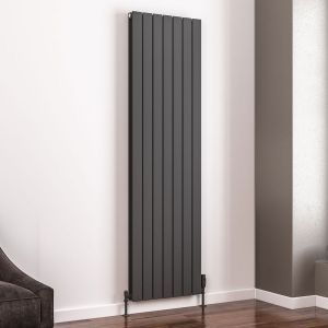 Eastbrook Addington Type 20 Matt Anthracite Steel Designer Radiator 1800 x 514mm