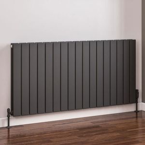 Eastbrook Addington Type 20 Matt Anthracite Steel Designer Radiator 600 x 1254mm