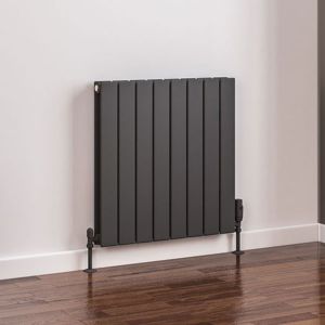 Eastbrook Addington Type 20 Matt Anthracite Steel Designer Radiator 600 x 588mm