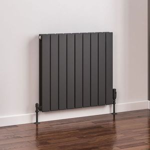 Eastbrook Addington Type 20 Matt Anthracite Steel Designer Radiator 600 x 662mm