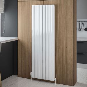 Eastbrook Addington Type 20 Gloss White Aluminium Designer Radiator 1800 x 514mm