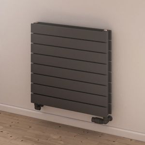 Eastbrook Addington Type 21 Matt Anthracite Steel Designer Radiator 588 x 600mm