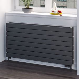 Eastbrook Addington Type 22 Matt Anthracite Steel Designer Radiator 588 x 1200mm