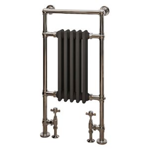 Eastbrook Avon Chrome and Anthracite Traditional Towel Radiator 960 x 500mm