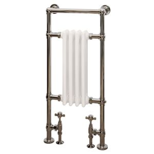 Eastbrook Avon Chrome and White Traditional Towel Radiator 960 x 429mm