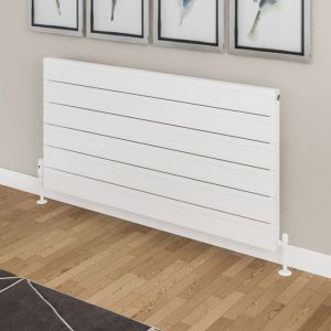 Eastbrook Berkeley Matt White Aluminium Designer Radiator 603 x 1200mm