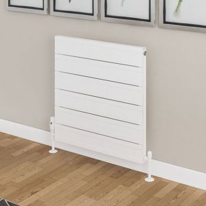 Eastbrook Berkeley Matt White Aluminium Designer Radiator 603 x 600mm