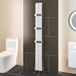 Eastbrook Berlini Matt White Aluminium Designer Radiator 1800 x 185mm