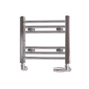 Eastbrook Biava Chrome Curved Horizontal Towel Rail 360 x 400mm