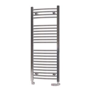 Eastbrook Biava Chrome Curved Towel Rail 1118 x 450mm