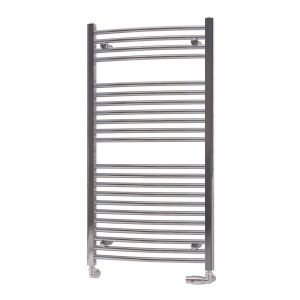 Eastbrook Biava Chrome Curved Towel Rail 1118 x 600mm