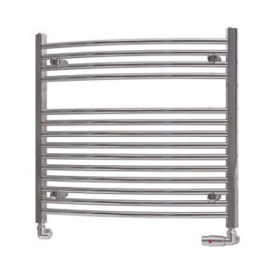 Eastbrook Biava Chrome Curved Towel Rail 688 x 750mm