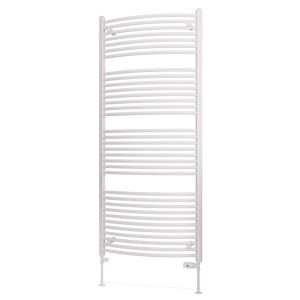 Eastbrook Biava Gloss White Curved Towel Rail 1720 x 750mm