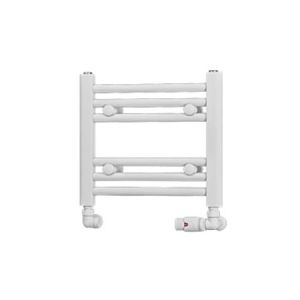 Eastbrook Biava Gloss White Horizontal Towel Rail 360 x 400mm