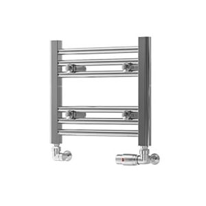 Eastbrook Biava HV Chrome Horizontal Towel Rail 360 x 400mm