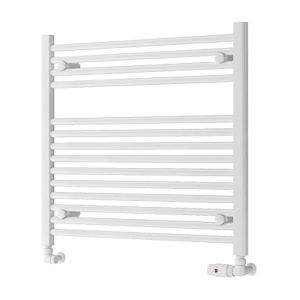 Eastbrook Biava HV Gloss White Horizontal Towel Rail 688 x 750mm