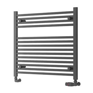 Eastbrook Biava HV Matt Anthracite Horizontal Towel Rail 688 x 750mm