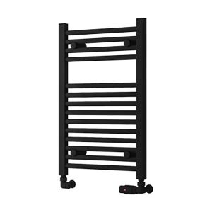 Eastbrook Biava HV Matt Black Towel Rail 688 x 450mm