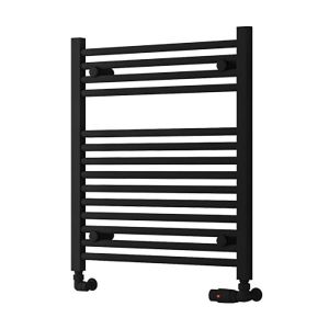 Eastbrook Biava HV Matt Black Towel Rail 688 x 600mm