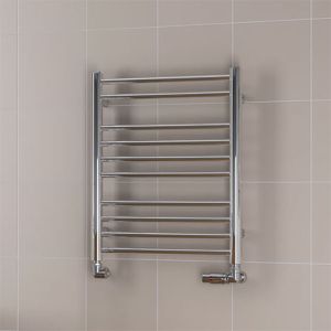 Eastbrook Biava Round Chrome Towel Rail 600 x 500mm