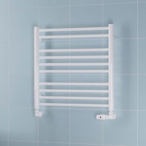 Eastbrook Biava Round Gloss White Towel Rail 600 x 600mm