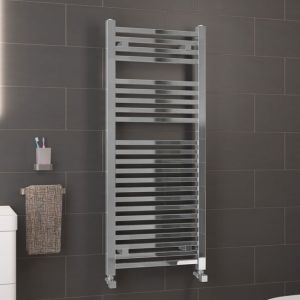 Eastbrook Biava Square Chrome Towel Rail 1200 x 500mm