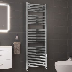 Eastbrook Biava Square Chrome Towel Rail 1800 x 600mm