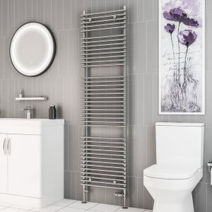 Eastbrook Biava Tube on Tube Chrome Towel Rail 1800 x 500mm