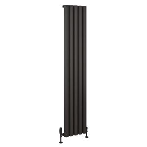 Eastbrook Burford Matt Anthracite Aluminium Designer Radiator 1800 x 345mm