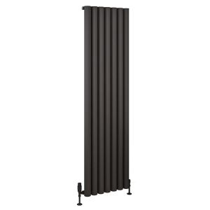 Eastbrook Burford Matt Anthracite Aluminium Designer Radiator 1800 x 485mm