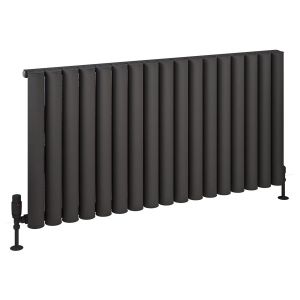 Eastbrook Burford Matt Anthracite Aluminium Designer Radiator 600 x 1185mm