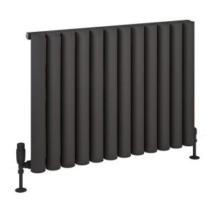 Eastbrook Burford Matt Anthracite Aluminium Designer Radiator 600 x 835mm