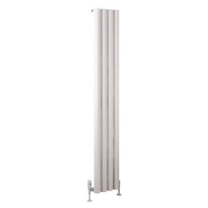 Eastbrook Burford Matt White Aluminium Designer Radiator 1800 x 275mm