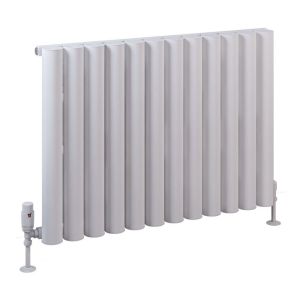 Eastbrook Burford Matt White Aluminium Designer Radiator 600 x 835mm