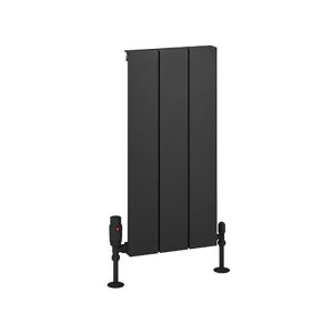 Eastbrook Charlton Matt Anthracite Aluminium Designer Radiator 600 x 280mm