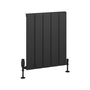 Eastbrook Charlton Matt Anthracite Aluminium Designer Radiator 600 x 470mm