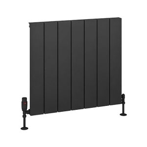 Eastbrook Charlton Matt Anthracite Aluminium Designer Radiator 600 x 660mm