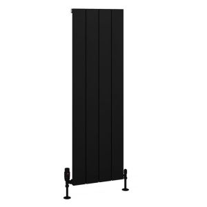 Eastbrook Charlton Matt Black Aluminium Designer Radiator 1200 x 375mm