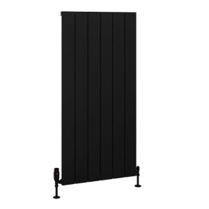 Eastbrook Charlton Matt Black Aluminium Designer Radiator 1200 x 565mm