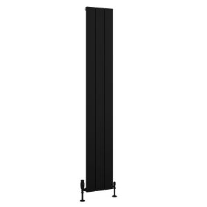 Eastbrook Charlton Matt Black Aluminium Designer Radiator 1800 x 280mm