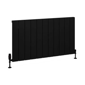 Eastbrook Charlton Matt Black Aluminium Designer Radiator 600 x 1040mm