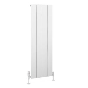 Eastbrook Charlton Matt White Aluminium Designer Radiator 1200 x 375mm