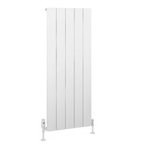 Eastbrook Charlton Matt White Aluminium Designer Radiator 1200 x 470mm