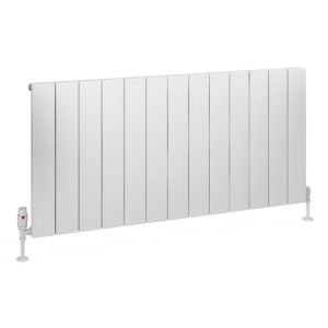 Eastbrook Charlton Matt White Aluminium Designer Radiator 600 x 1230mm