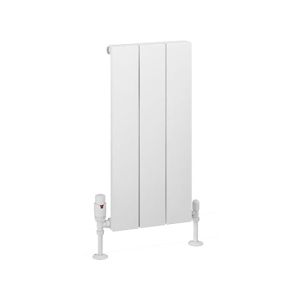 Eastbrook Charlton Matt White Aluminium Designer Radiator 600 x 280mm